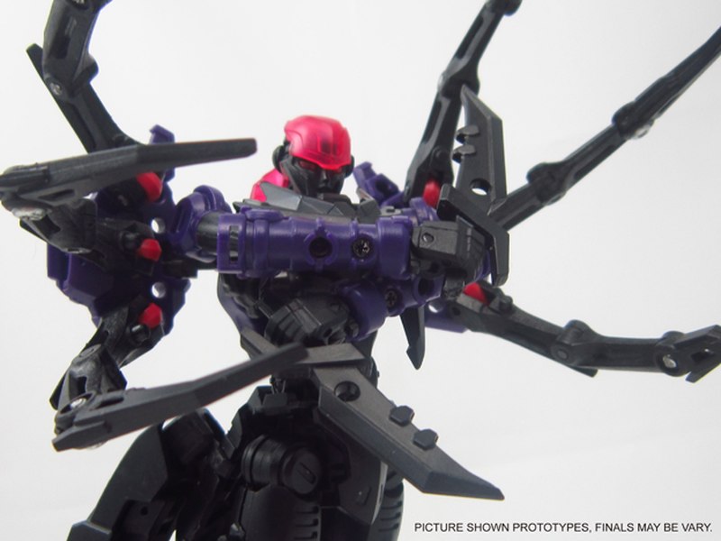 Perfect Effect PE-DX02 Motobot Aranea Color Images Reveal Beautiful  Blackacrahnia Homage